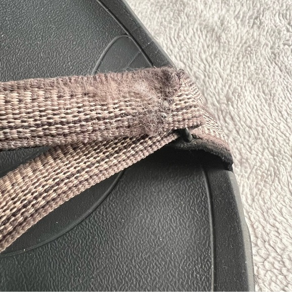 Teva Verra Strappy Cushioned Outdoor Sport Comfort Sandal Antiguous Black Multi - Picture 8 of 17